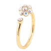 Кольцо Xuping цвет позолота 14K с кристаллами Swarovski цветочек фото №2