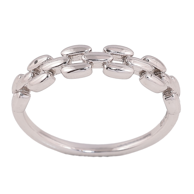 Кольцо Xuping цвет родий декоративный узор фото №11