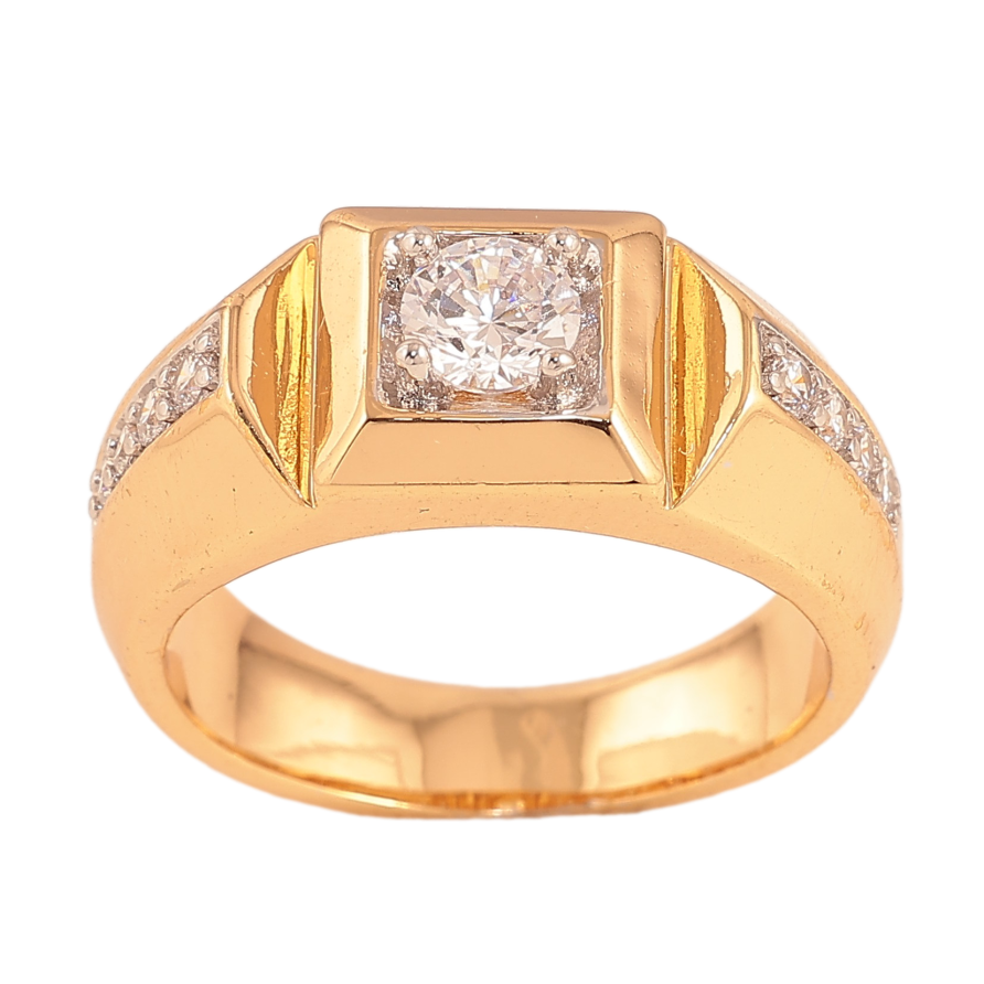 Перстень Xuping колір Позолота 18К+Родій "Візерунок з кристалами" фото №1 Перстень Xuping колір Позолота 18К+Родій "Візерунок з кристалами" фото №1