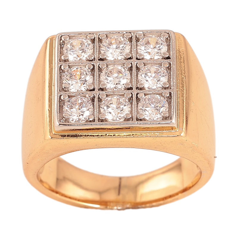 Перстень Xuping цвет Позолота 18К+Родий "Инкрустация кристаллами" фото №2 Перстень Xuping цвет Позолота 18К+Родий "Инкрустация кристаллами" фото №2