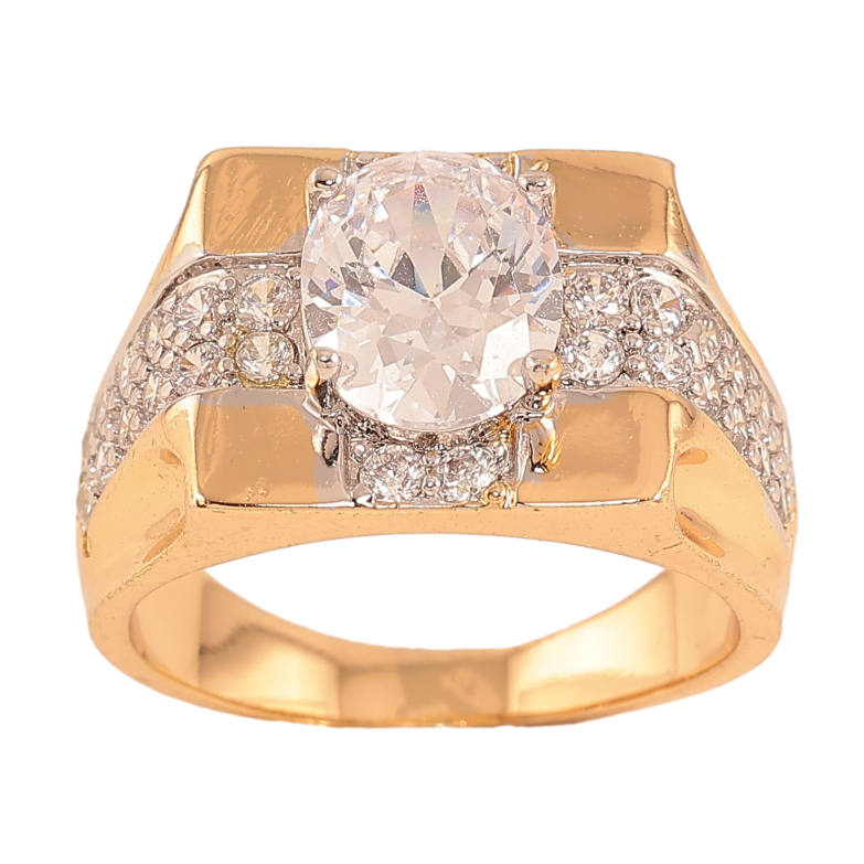 Перстень Xuping колір Позолота 18К+Родій "Візерунок з кристалами" фото №2 Перстень Xuping колір Позолота 18К+Родій "Візерунок з кристалами" фото №2