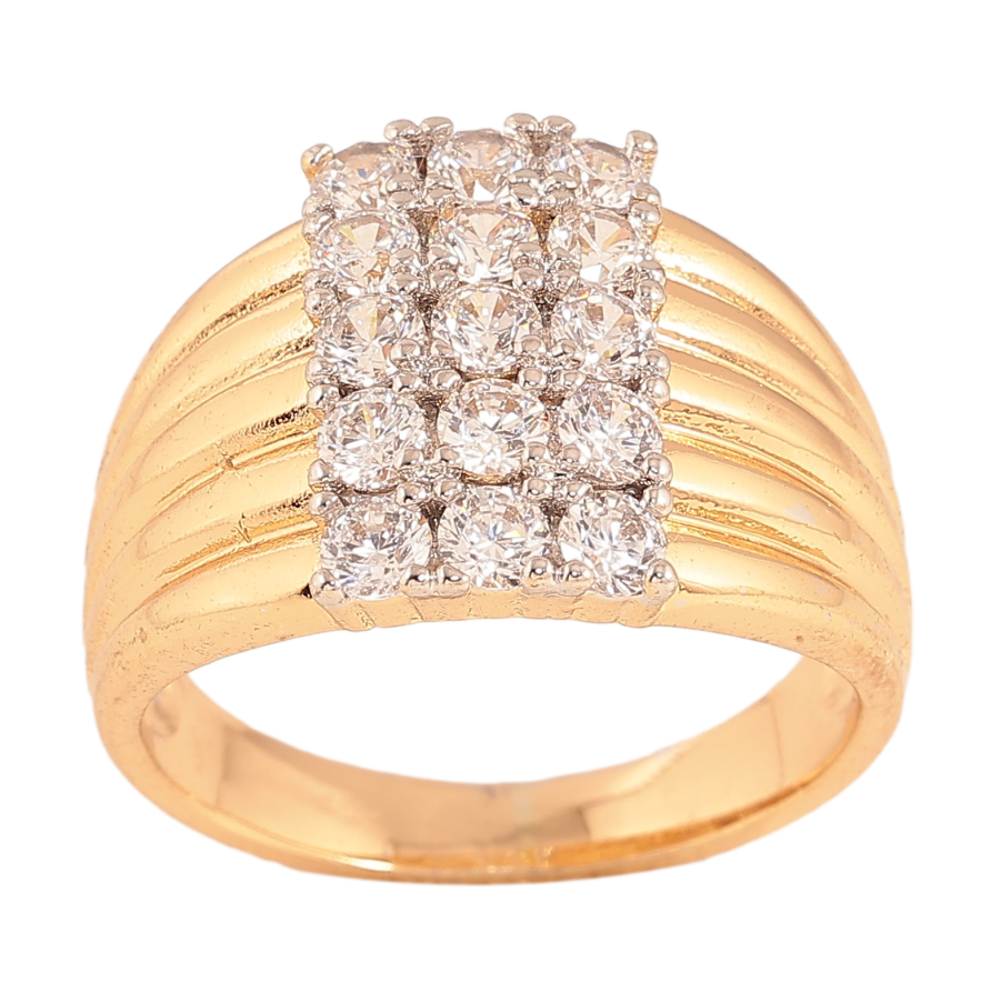 Перстень Xuping колір Позолота 18К+Родій "Інкрустація кристалами" фото №1 Перстень Xuping колір Позолота 18К+Родій "Інкрустація кристалами" фото №1