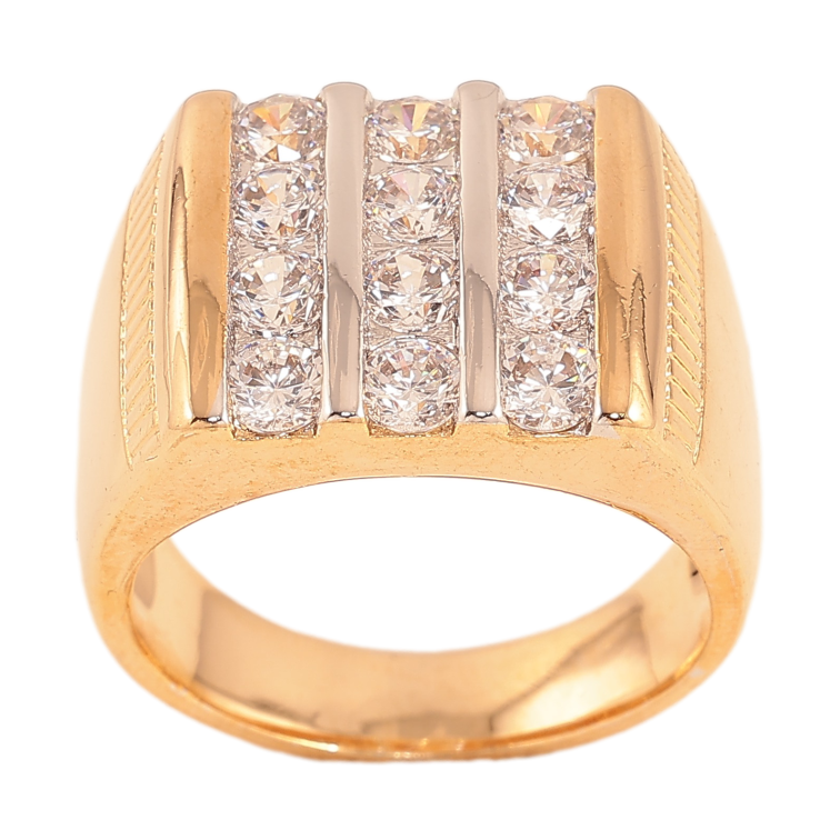 Перстень Xuping колір Позолота 18К+Родій "Інкрустація кристалами" фото №19