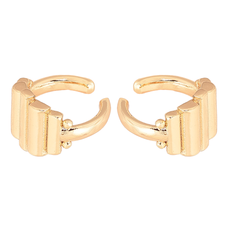 Сережки Xuping M&L колір 18К кафи "Декоративний візерунок" фото №1