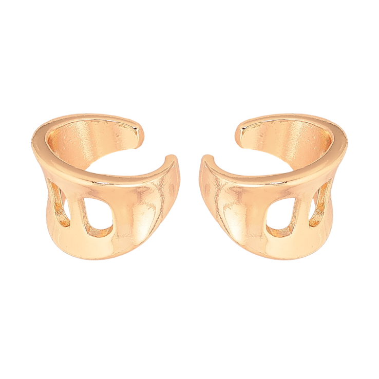 Сережки Xuping M&L колір 18К кафи "Візерунок серця" фото №17