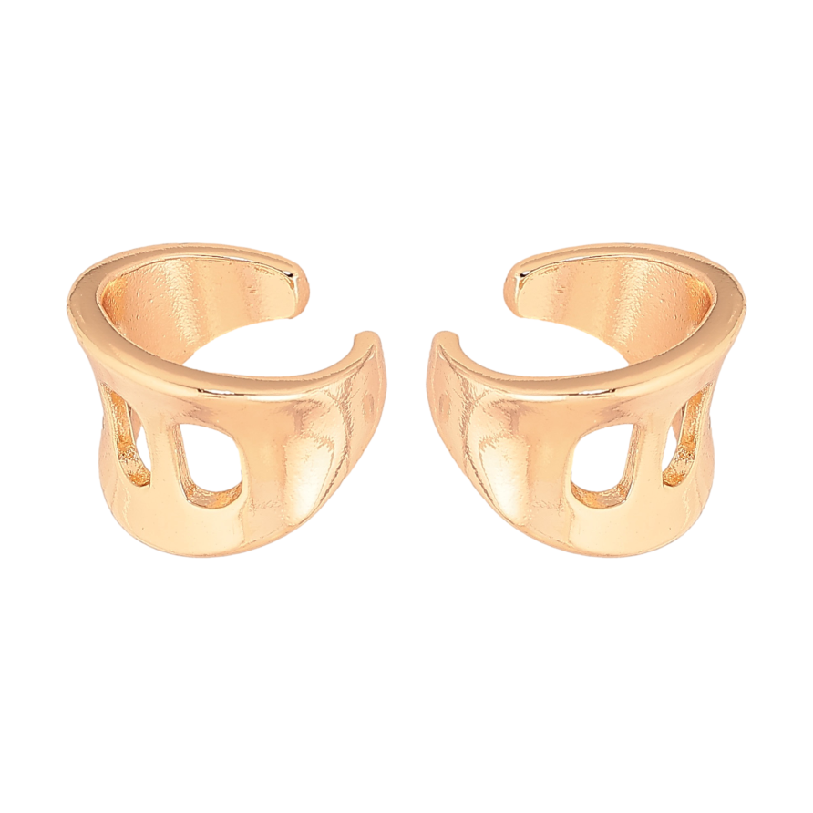 Сережки Xuping M&L колір 18К кафи "Візерунок серця" фото №1