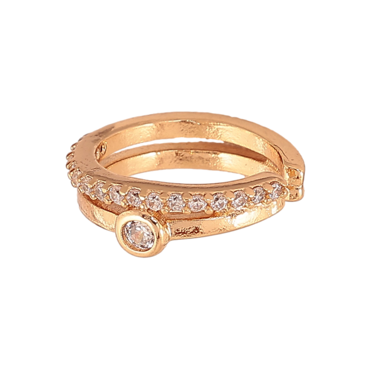 Серьги Xuping цвет Позолота 18K моно-каффа "Узор с кристаллами" фото №19 Серьги Xuping цвет Позолота 18K моно-каффа "Узор с кристаллами" фото №19