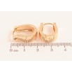 Серьги Xuping M&L цвет 18K колечки "Классика" фото №2