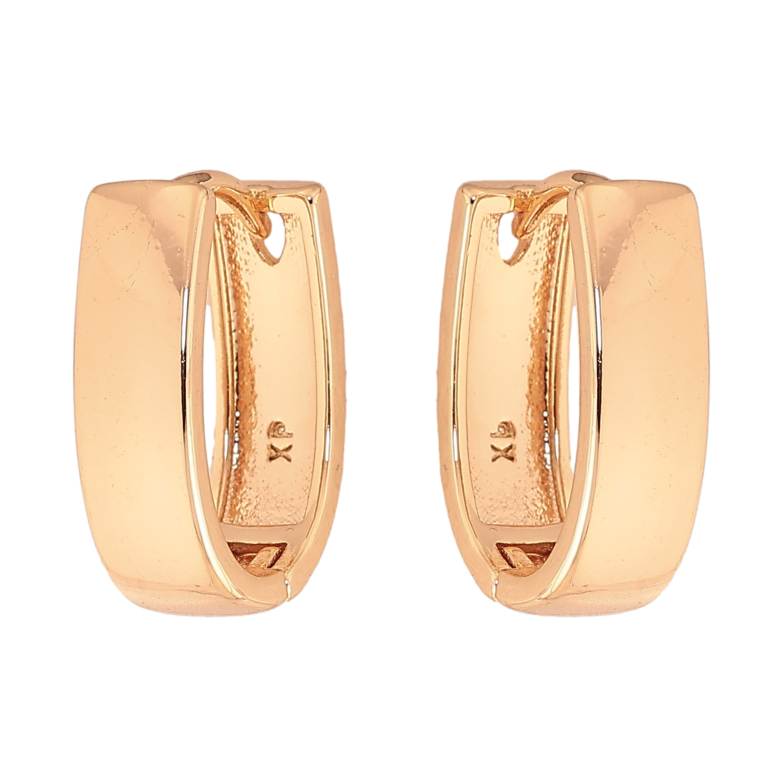 Сережки Xuping M&L колір 18K колечка "Класика" фото №2