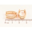 Сережки Xuping M&L колір 18K колечка "Класика" фото №2