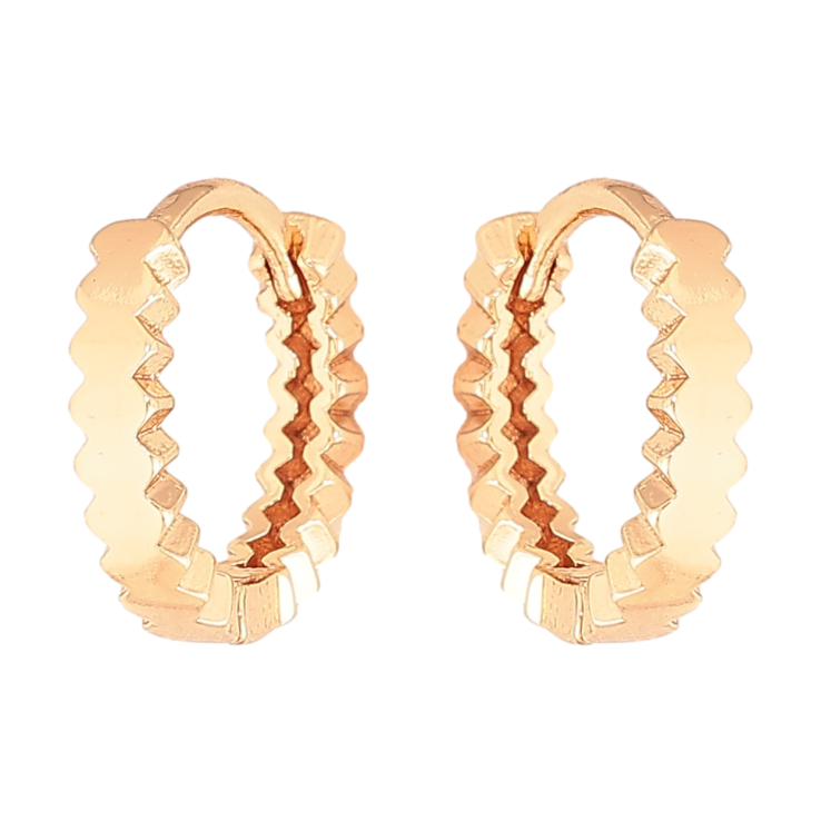 Сережки Xuping M&L колір 18K колечка "Декоративний візерунок" фото №15 Сережки Xuping M&L колір 18K колечка "Декоративний візерунок" фото №15