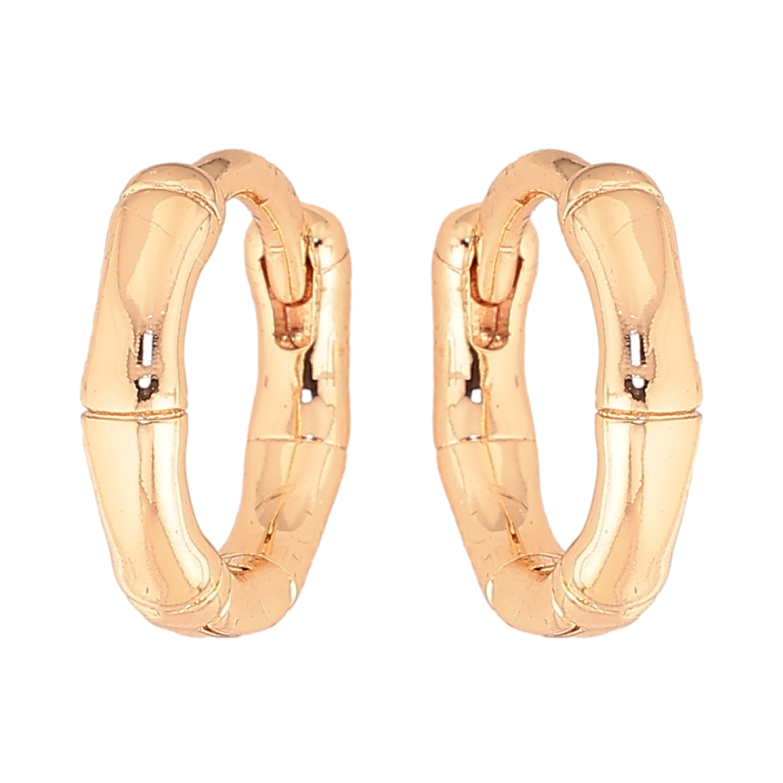 Серьги Xuping M&L цвет 18K колечки "Декоративный узор" фото №1