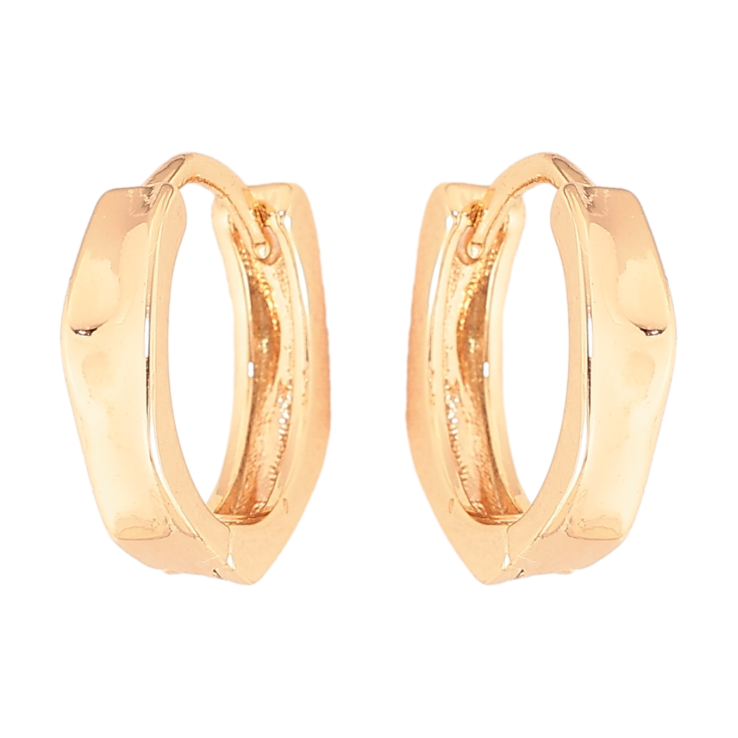 Сережки Xuping M&L колір 18K колечка "Декоративні" фото №5 Сережки Xuping M&L колір 18K колечка "Декоративні" фото №5