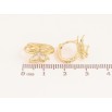 Сережки Xuping колір Позолота 14K колечка "Метелики" фото №2
