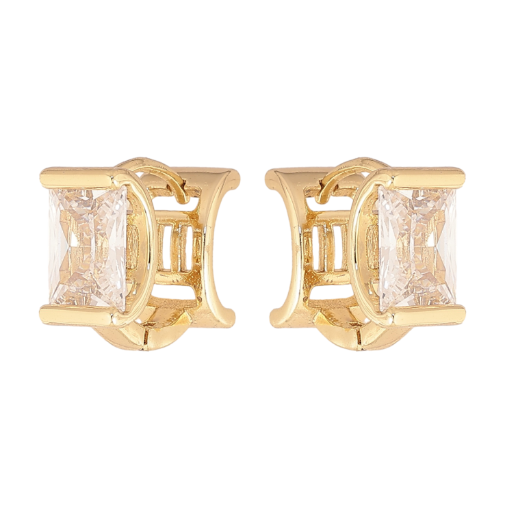 Сережки Xuping колір Позолота 14K колечка "Вставка кристал" фото №18 Сережки Xuping колір Позолота 14K колечка "Вставка кристал" фото №18