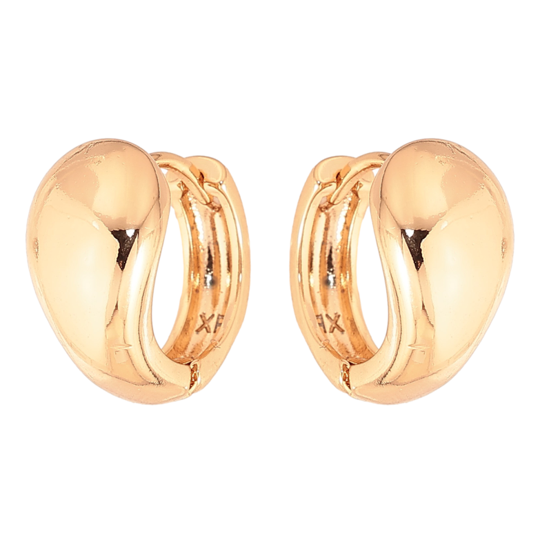 Серьги Xuping цвет Позолота 18К колечки "Декоративные" фото №1