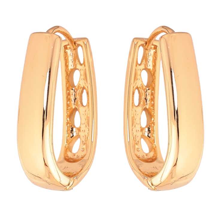 Серьги Xuping цвет Позолота 18К колечки "Декоративные" фото №23