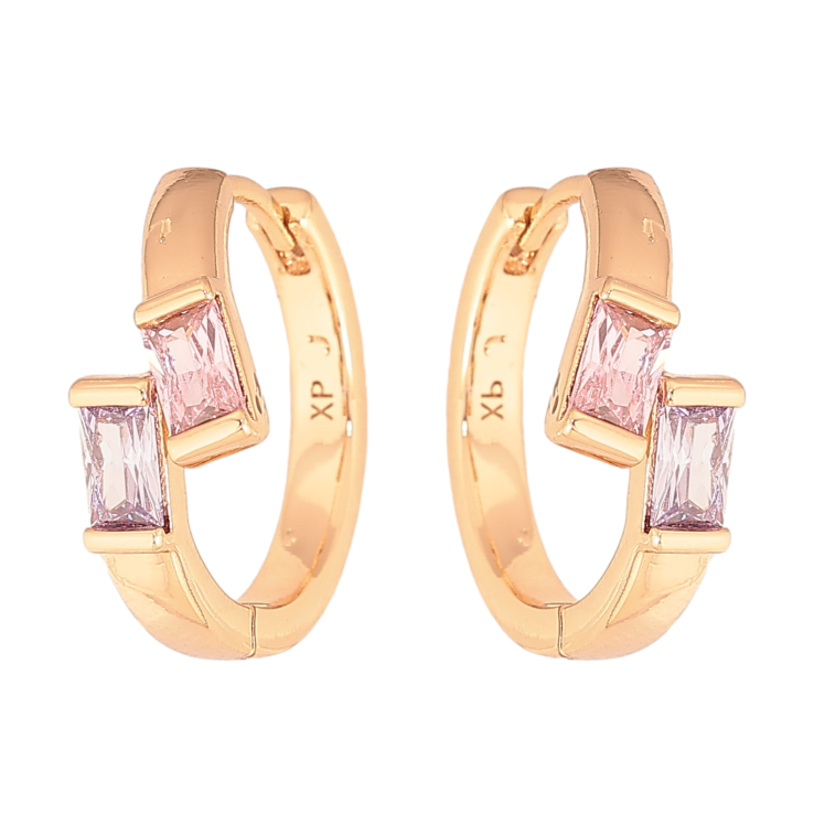 Сережки Xuping колір Позолота 18К колечка "Візерунок з кольоровими кристалами" фото №13 Сережки Xuping колір Позолота 18К колечка "Візерунок з кольоровими кристалами" фото №13