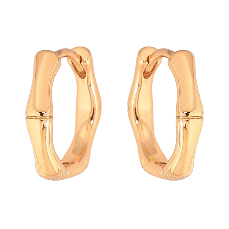 Сережки Xuping колір Позолота 18К колечка "Декоративний візерунок" фото №2 Сережки Xuping колір Позолота 18К колечка "Декоративний візерунок" фото №2