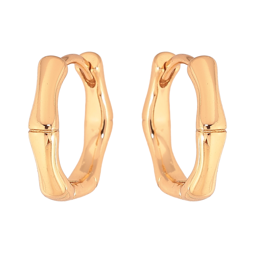 Серьги Xuping цвет Позолота 18К колечки "Декоративный узор" фото №1 Серьги Xuping цвет Позолота 18К колечки "Декоративный узор" фото №1