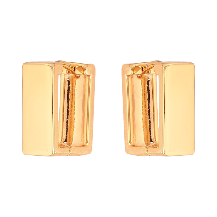 Сережки Xuping колір Позолота 18К колечка "Прямокутні" 13х14мм, шир. 5мм фото №10 Сережки Xuping колір Позолота 18К колечка "Прямокутні" 13х14мм, шир. 5мм фото №10