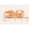 Сережки Xuping колір Позолота 18K колечка "Декоративні" фото №2