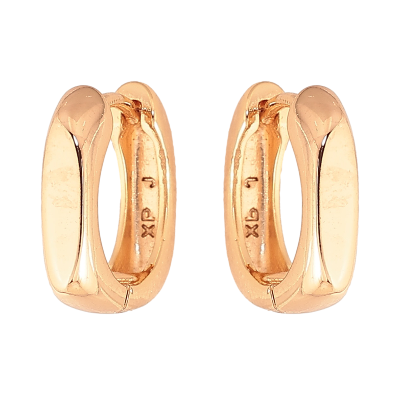 Серьги Xuping цвет Позолота 18K колечки "Декоративные" фото №1