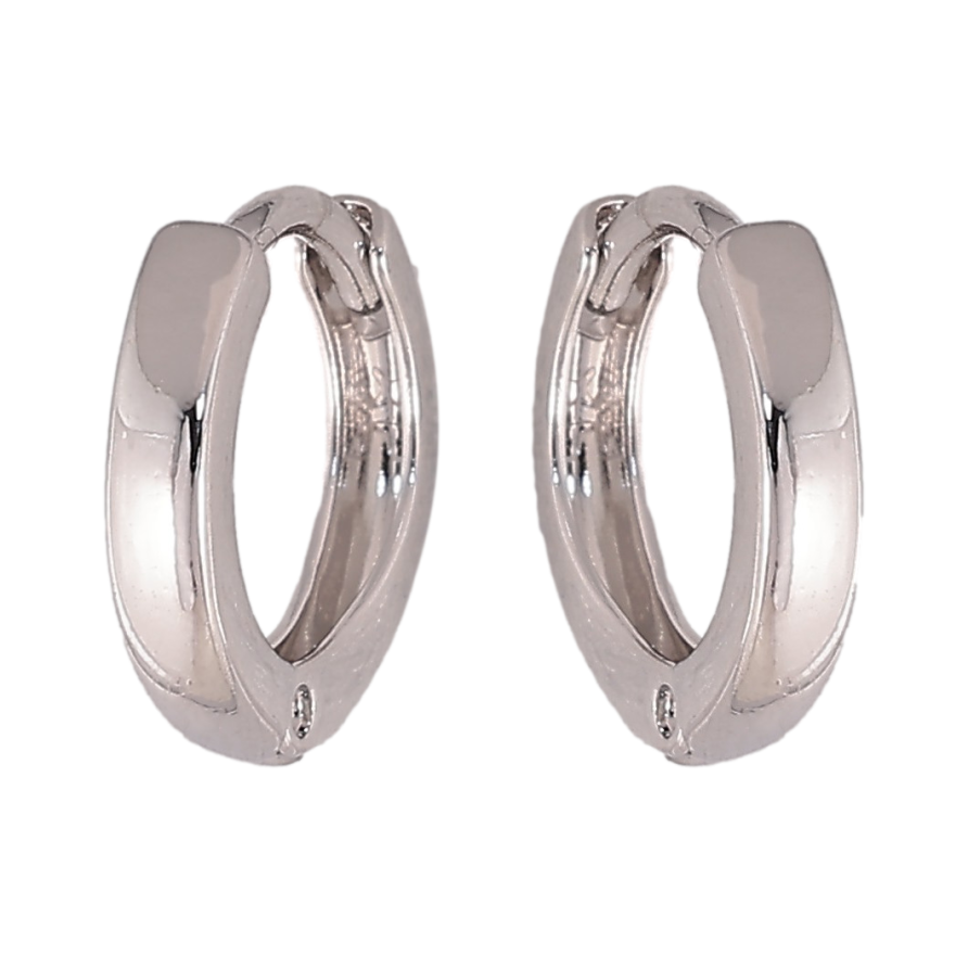 Серьги Xuping цвет Родий колечки "Классика, шир. 2мм" ø 11мм фото №1 Серьги Xuping цвет Родий колечки "Классика, шир. 2мм" ø 11мм фото №1