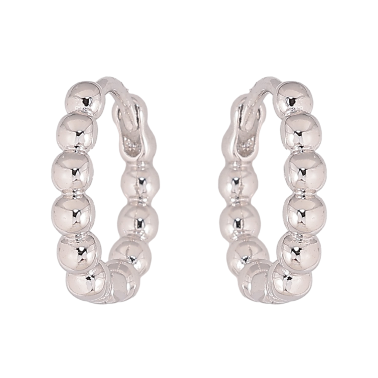 Сережки Xuping колір Родій колечка "Декоративний візерунок" фото №9 Сережки Xuping колір Родій колечка "Декоративний візерунок" фото №9