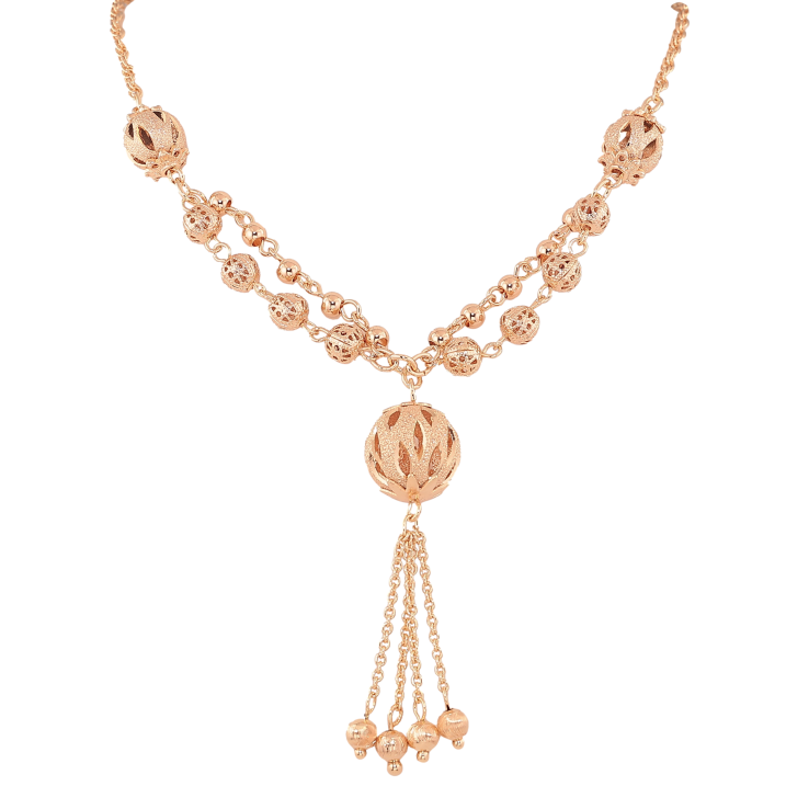 Кольє Xuping M&L колір 18К "Декоративні намистини" довжина 47-52см х 2.5-10мм фото №8 Кольє Xuping M&L колір 18К "Декоративні намистини" довжина 47-52см х 2.5-10мм фото №8