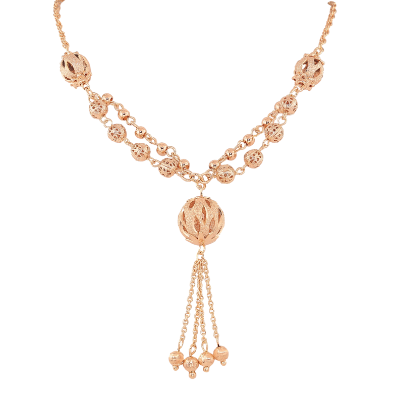 Кольє Xuping M&L колір 18К "Декоративні намистини" довжина 47-52см х 2.5-10мм фото №1