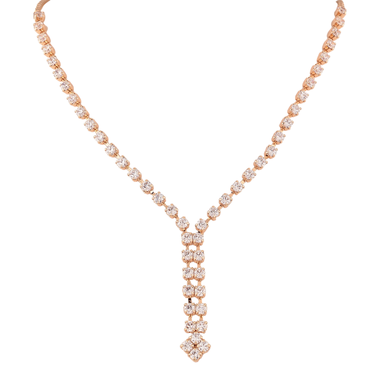 Кольє Xuping M&L колір 18К "Інкрустація кристалами" довжина 41-45см х 1.5-3мм фото №9 Кольє Xuping M&L колір 18К "Інкрустація кристалами" довжина 41-45см х 1.5-3мм фото №9