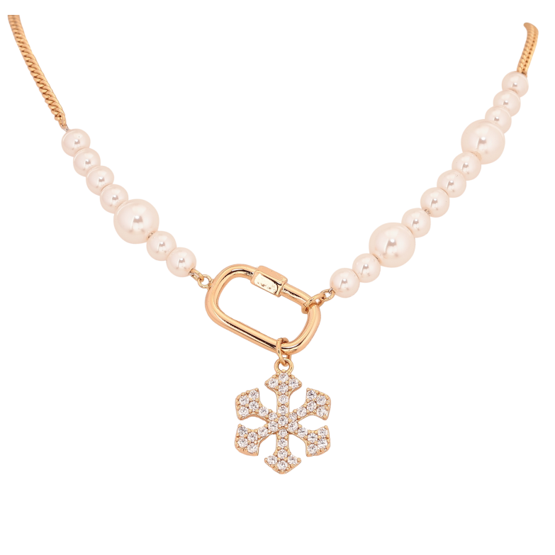 Кольє Xuping колір Позолота 18К "Снігова королева" довжина 46-51см х 2-13мм фото №9