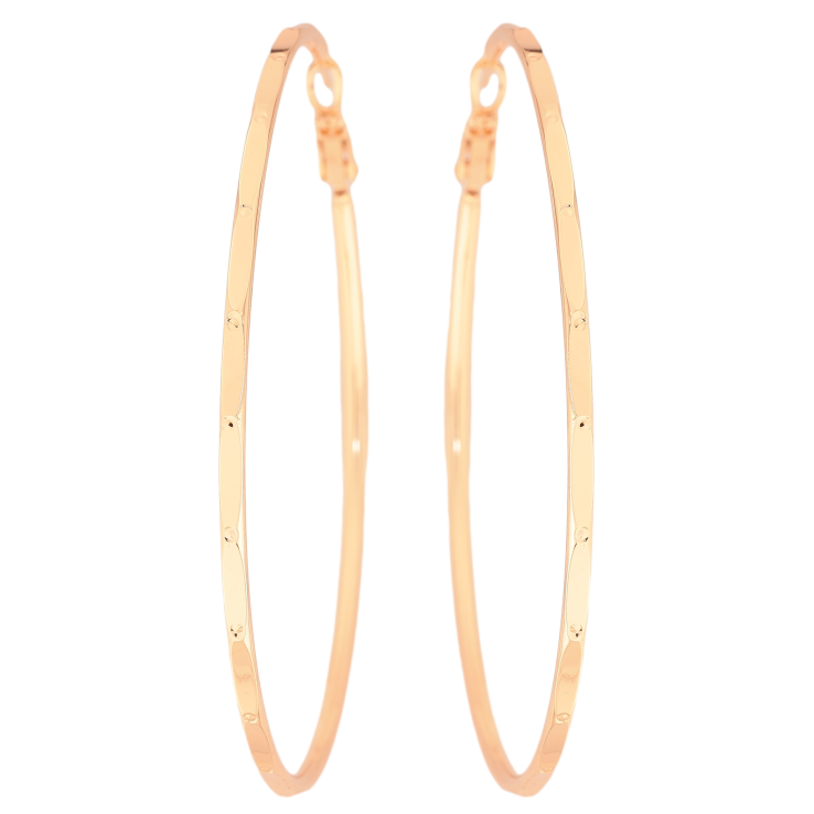 Сережки Xuping M&L колір 18K кільця (конго) "Декоративний візерунок" ø 6.5см фото №10 Сережки Xuping M&L колір 18K кільця (конго) "Декоративний візерунок" ø 6.5см фото №10