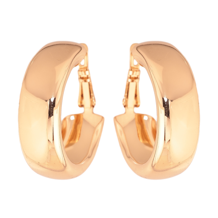 Сережки Xuping колір позолота 18K кільця (конго) Класика ø 3см фото №21