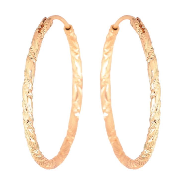 Серьги Xuping цвет Позолота 18K кольца (конго) "Декоративный узор" ø 3см фото №24 Серьги Xuping цвет Позолота 18K кольца (конго) "Декоративный узор" ø 3см фото №24