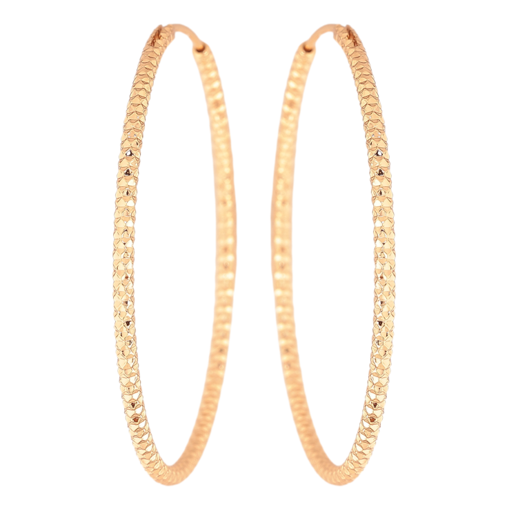 Сережки Xuping колір Позолота 18K кільця (конго) "Декоративний візерунок" ø 5см фото №25 Сережки Xuping колір Позолота 18K кільця (конго) "Декоративний візерунок" ø 5см фото №25