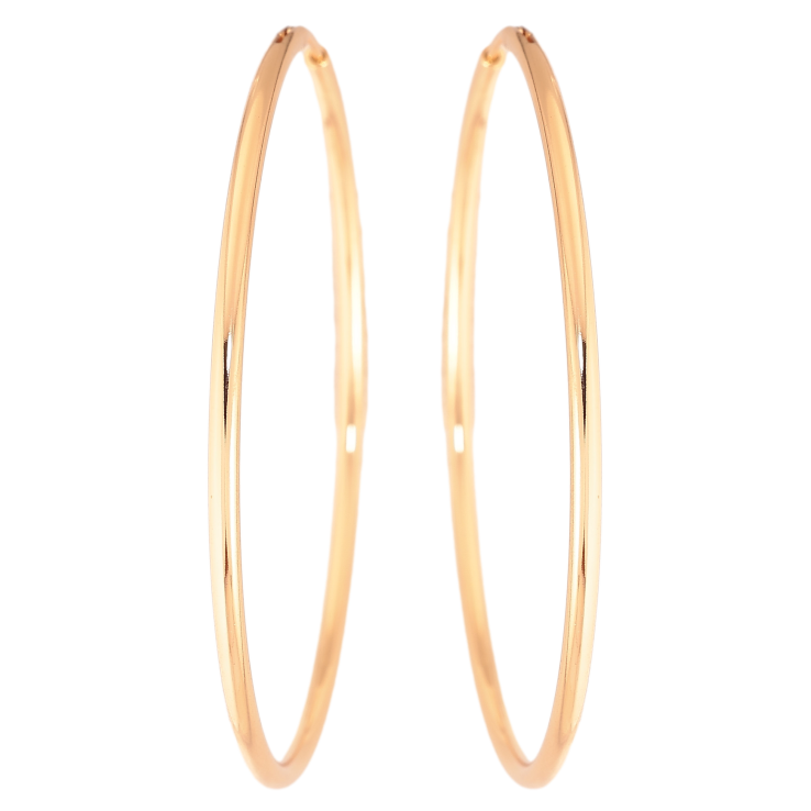 Сережки Xuping колір Позолота 18K кільця (конго) "Класика" ø 5.5см фото №20 Сережки Xuping колір Позолота 18K кільця (конго) "Класика" ø 5.5см фото №20