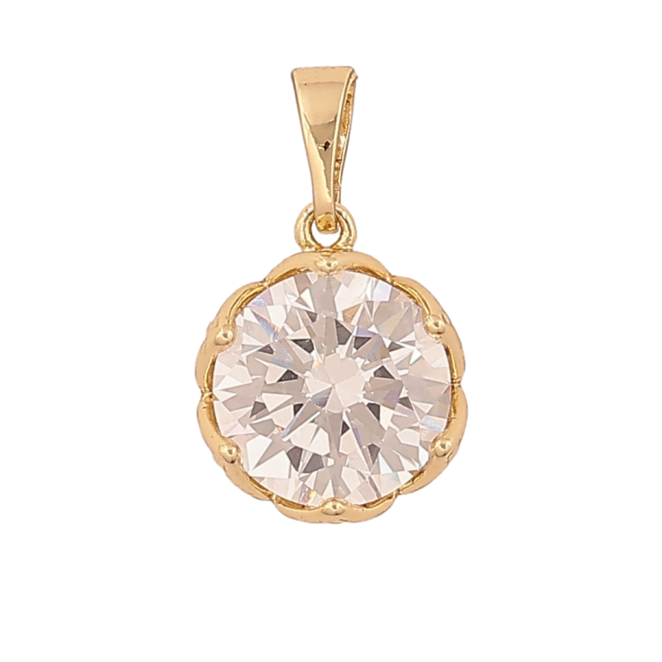 Кулон Xuping колір Позолота 14К "Кристал" для ланцюжка до 5мм фото №10 Кулон Xuping колір Позолота 14К "Кристал" для ланцюжка до 5мм фото №10