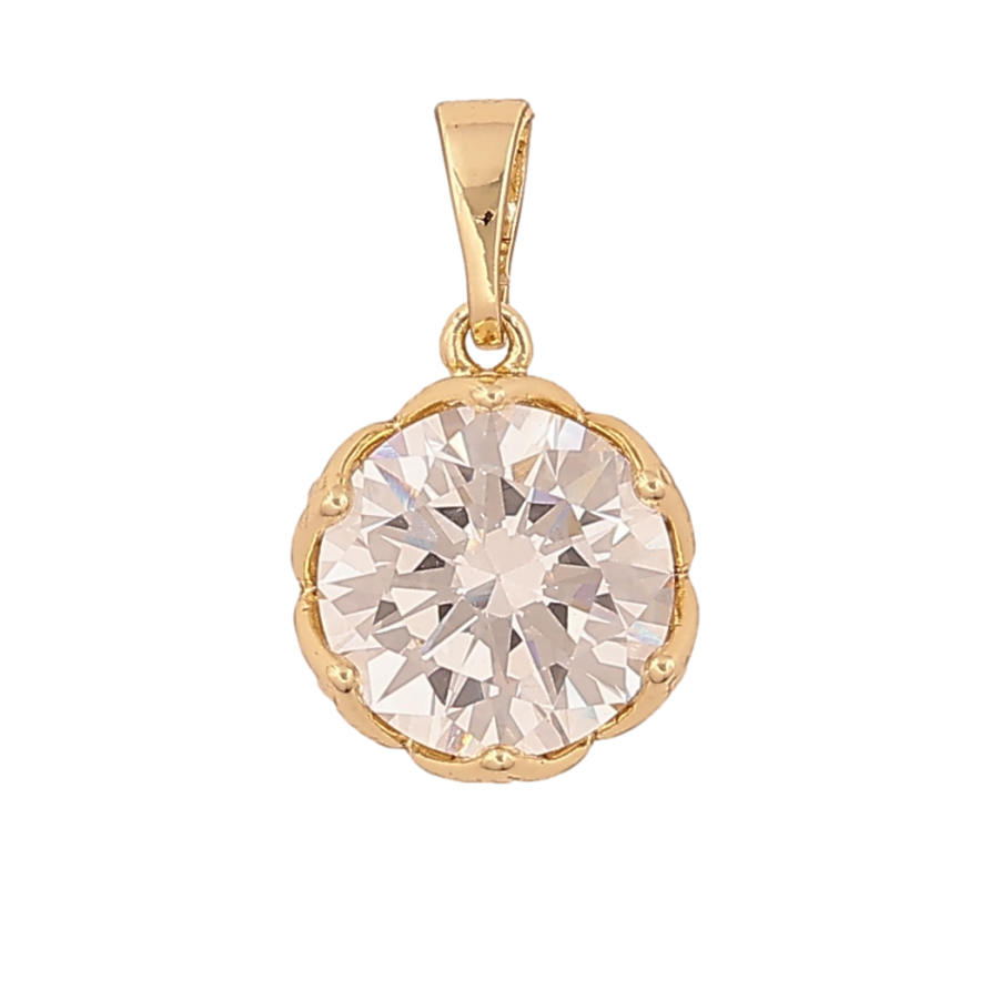 Кулон Xuping колір Позолота 14К "Кристал" для ланцюжка до 5мм фото №1