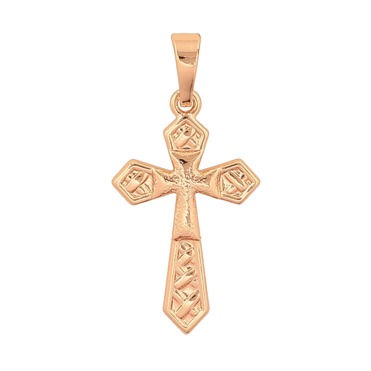 Кулон Xuping M&L колір 18К "Хрест" для ланцюжка до 5мм фото №2 Кулон Xuping M&L колір 18К "Хрест" для ланцюжка до 5мм фото №2