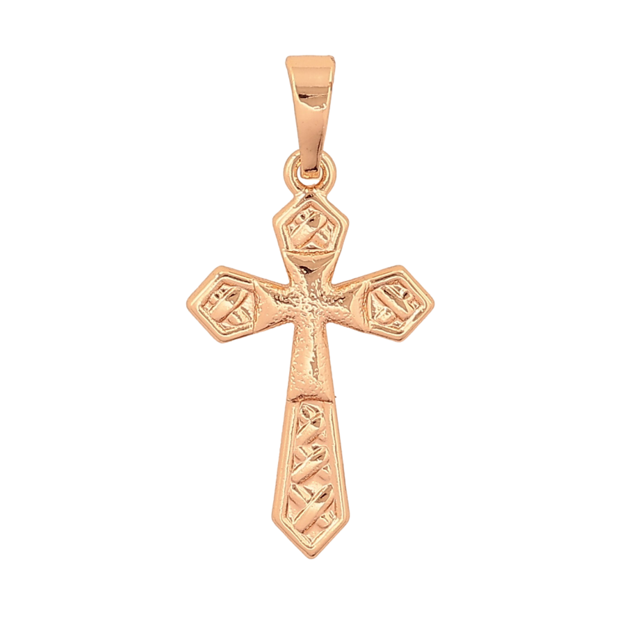 Кулон Xuping M&L колір 18К "Хрест" для ланцюжка до 5мм фото №1