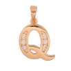 Кулон Xuping M&L цвет 18K "Буква Q" для цепочки до 6мм фото №2