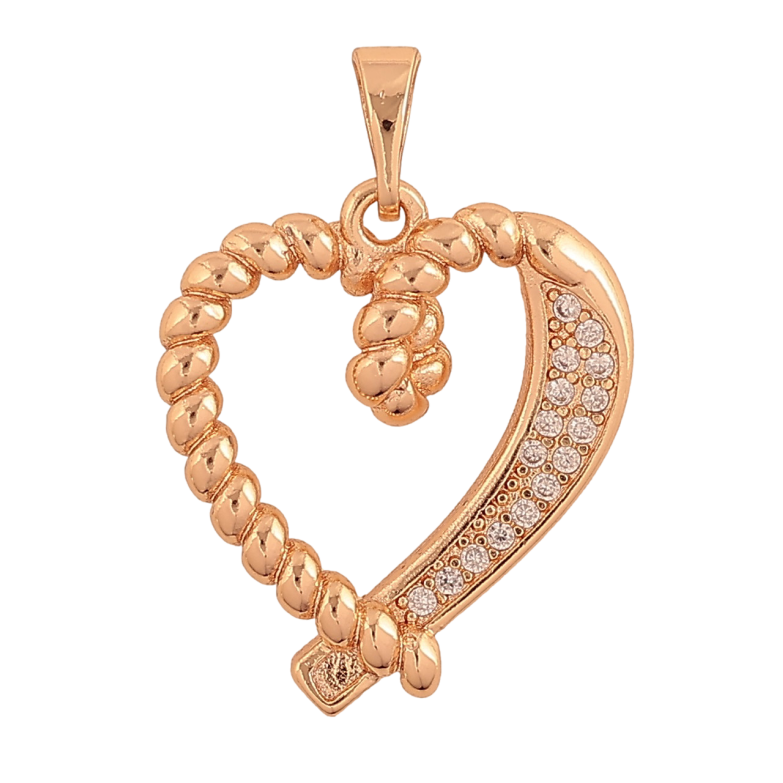 Кулон Xuping M&L колір 18K "Сердечко" для ланцюжка до 5мм фото №1