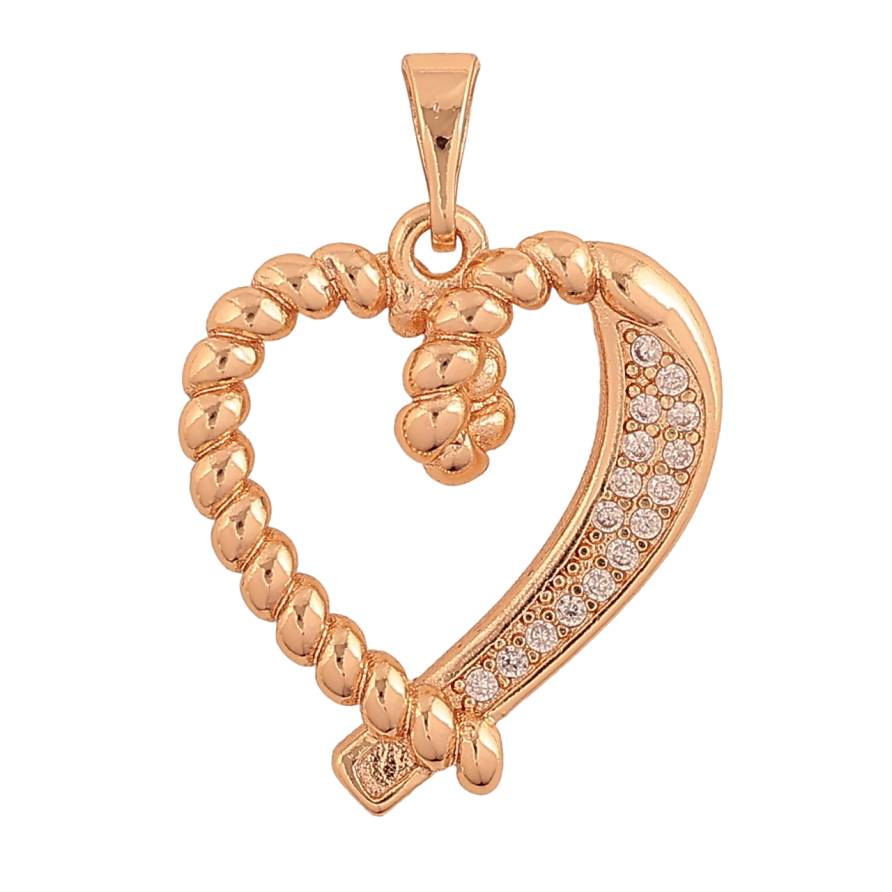 Кулон Xuping M&L колір 18K "Сердечко" для ланцюжка до 5мм фото №1