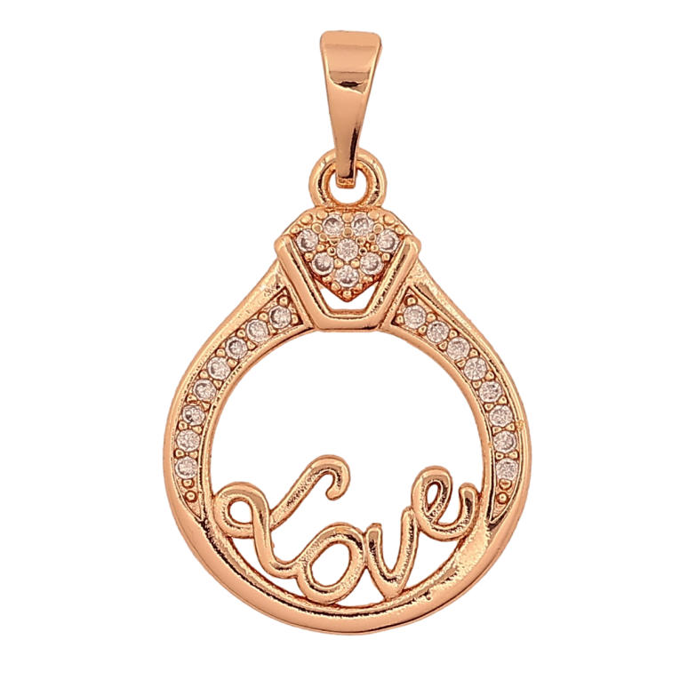 Кулон Xuping M&L колір 18K "Love" для ланцюжка до 5мм фото №4
