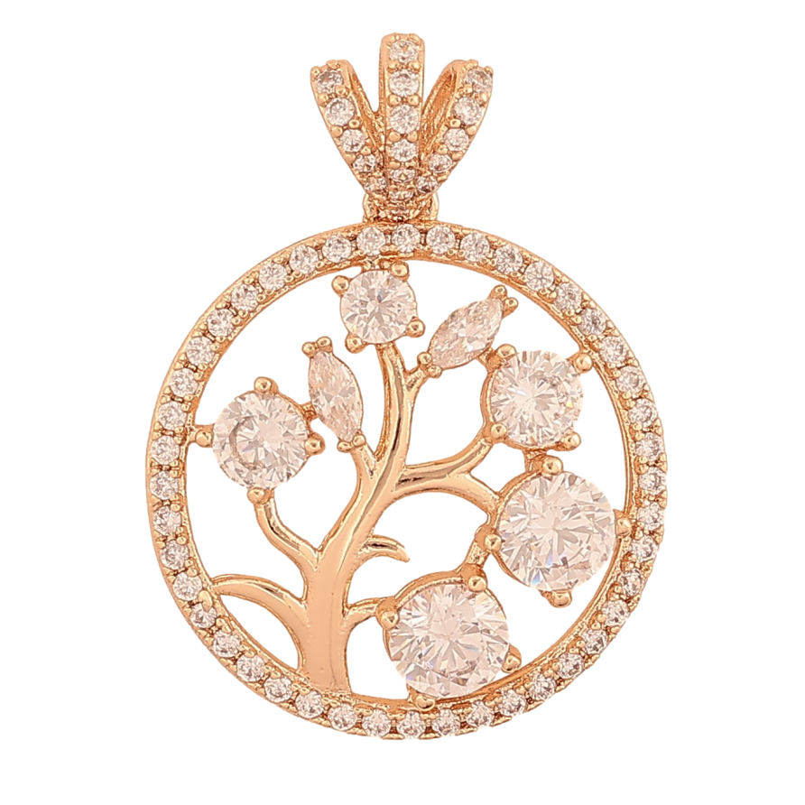 Кулон Xuping M&L цвет 18K "Кристальное дерево" для цепочки до 4мм фото №1