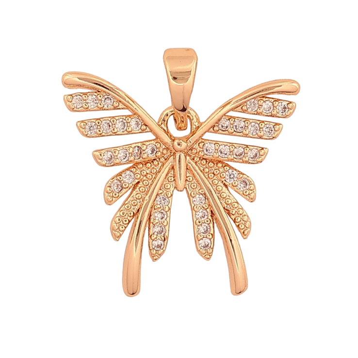 Кулон Xuping M&L колір 18K "Метелик с кристаллами" для цепочки до 5мм фото №16 Кулон Xuping M&L колір 18K "Метелик с кристаллами" для цепочки до 5мм фото №16