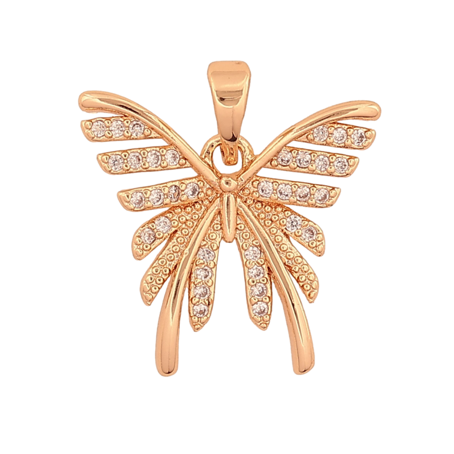 Кулон Xuping M&L колір 18K "Метелик с кристаллами" для цепочки до 5мм фото №1 Кулон Xuping M&L колір 18K "Метелик с кристаллами" для цепочки до 5мм фото №1