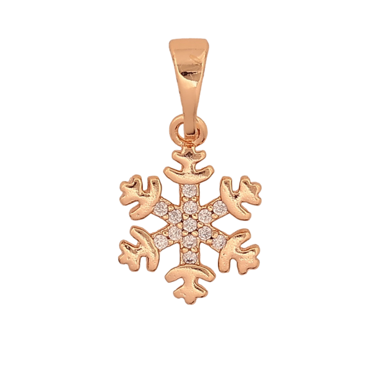 Кулон Xuping M&L колір 18K "Сніжинка" для ланцюжка до 5мм фото №13